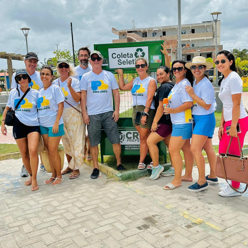 Instalação da lixeira